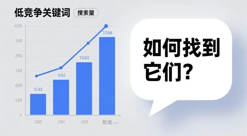 新站如何挖掘低竞争关键词